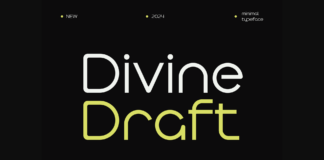 Divine Draft Font Poster 1
