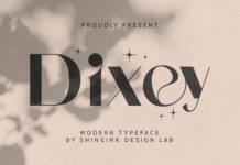 Dixey Font Poster 1