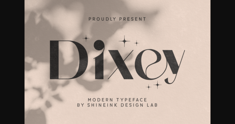 Dixey Font Poster 1