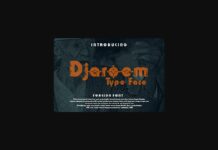 Djaroem Font Poster 1