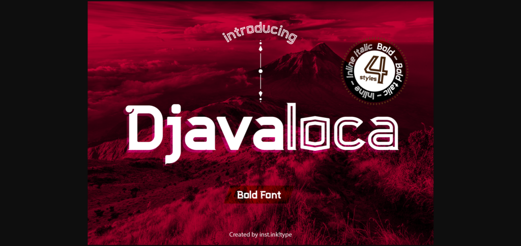 Djavaloca Font Poster 1