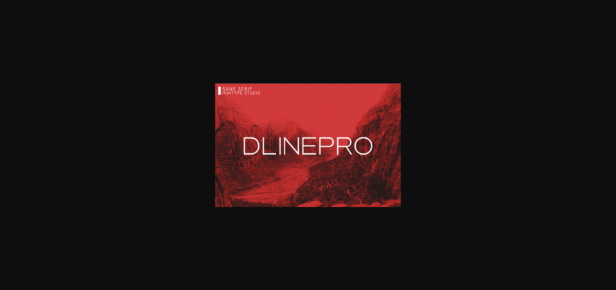 Dlinepro Font Poster 3