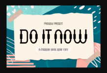 Do It Now Font Poster 1