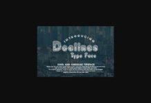 Doelines Font Poster 1