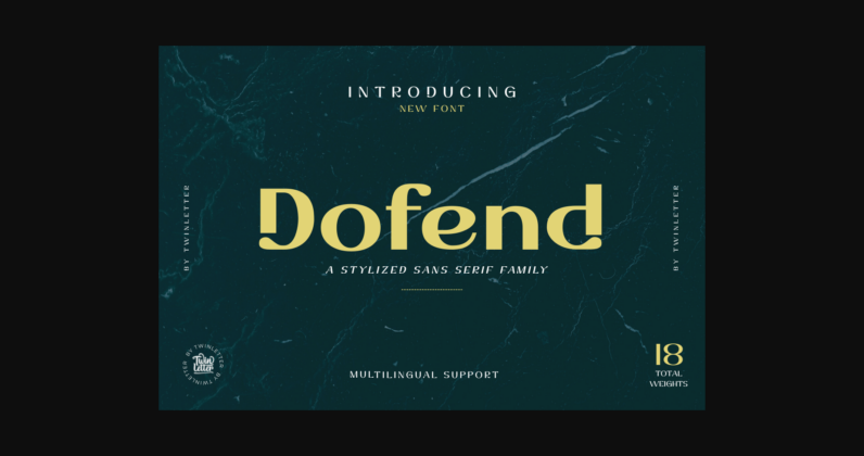 Dofend Font Poster 1