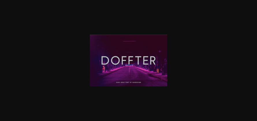 Doffter Font Poster 3