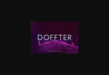 Doffter Font Poster 1