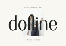 Dofline Font Poster 1