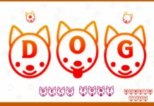 Dog Font Poster 1