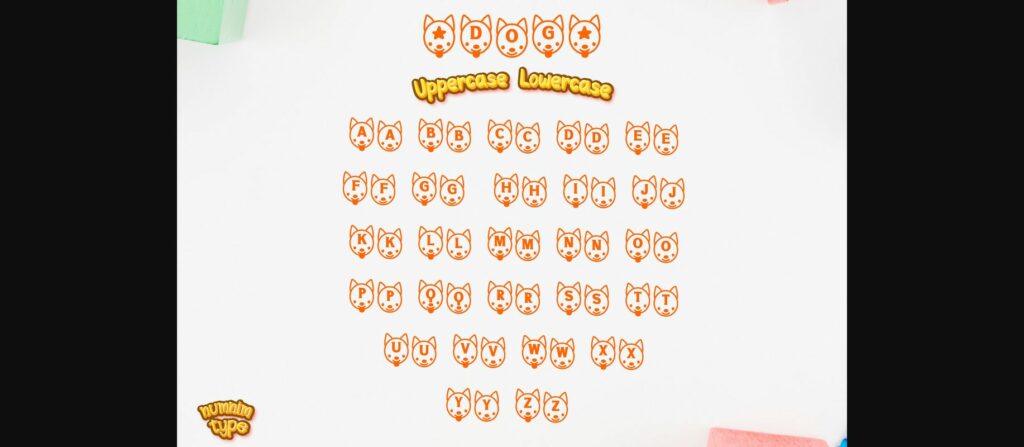 Dog Font Poster 8