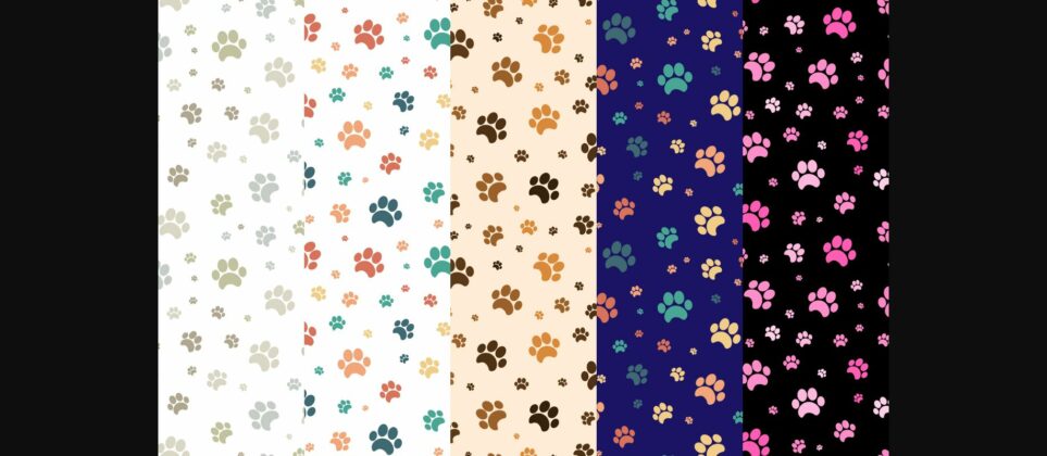 Dog Paws Font Poster 9