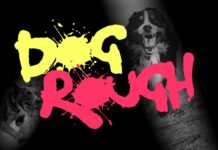 Dog Rough Font Poster 1