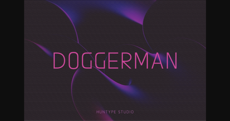 Doggerman Font Poster 3