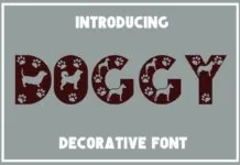Doggy Font Doggy Font Poster 1