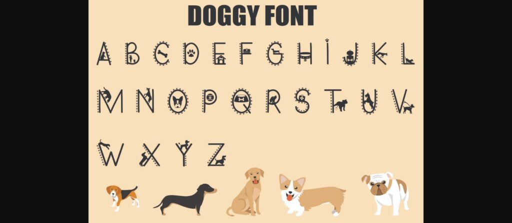 Doggy Font Poster 4