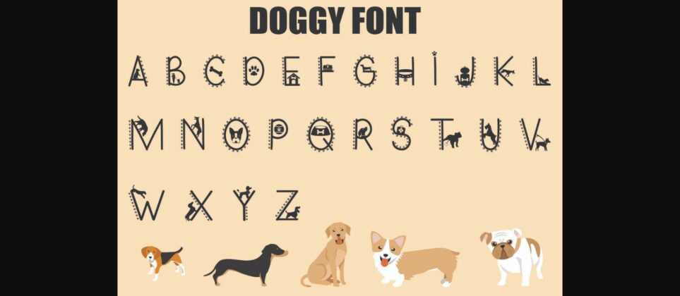 Doggy Font Poster 4