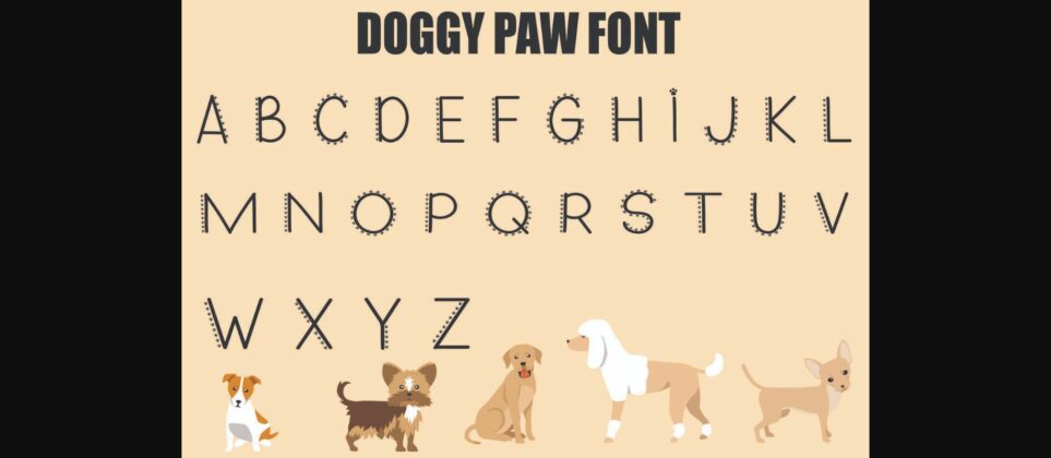 Doggy Font Poster 5