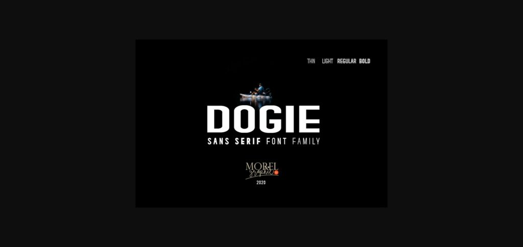Dogie Font Poster 3