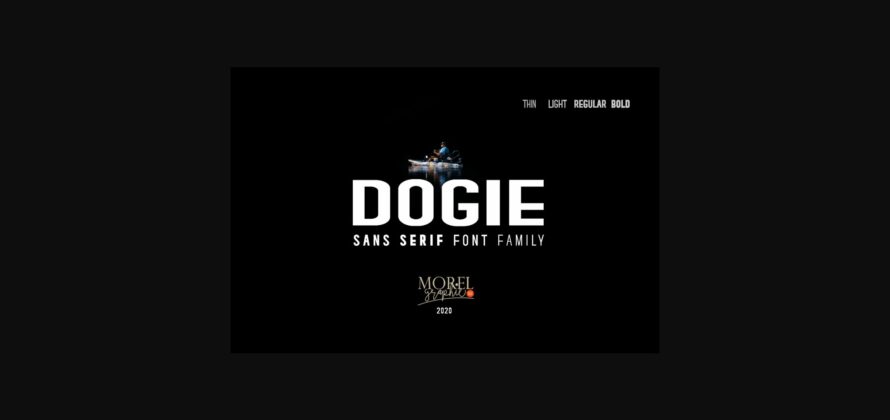 Dogie Font Poster 3