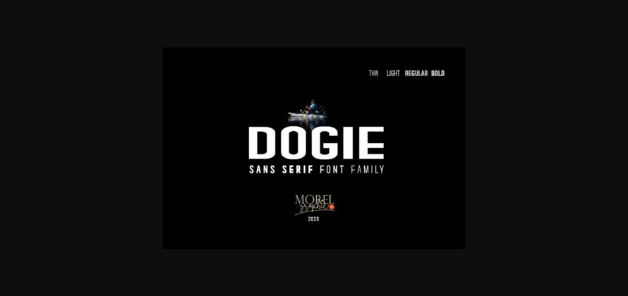 Dogie Font Poster 1