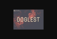 Doglest Font Poster 1