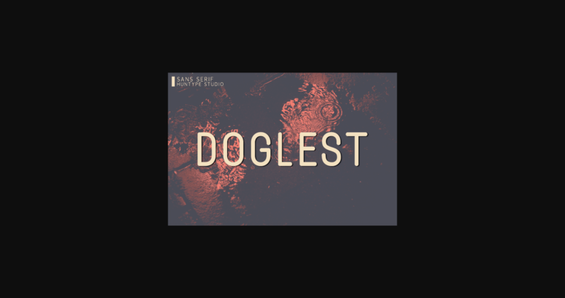 Doglest Font Poster 1