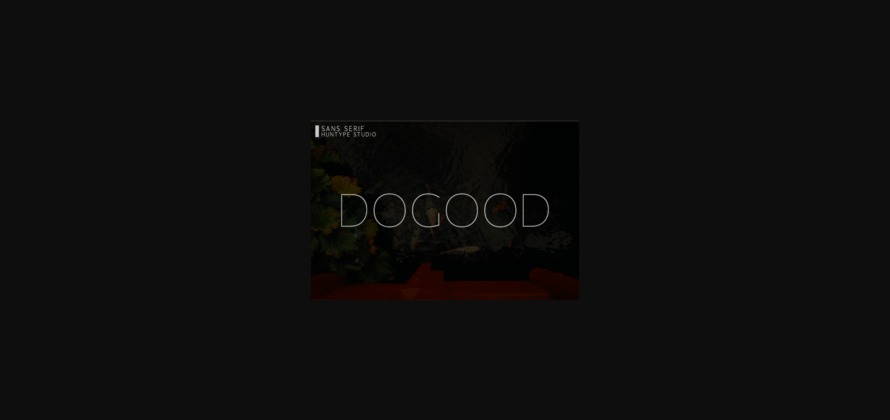 Dogood Font Poster 3