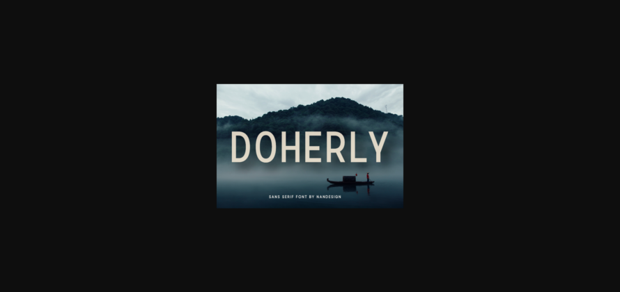 Doherly Font Poster 3