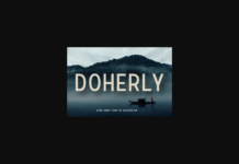 Doherly Font Poster 1