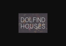 Dolfind Houses Font Poster 1