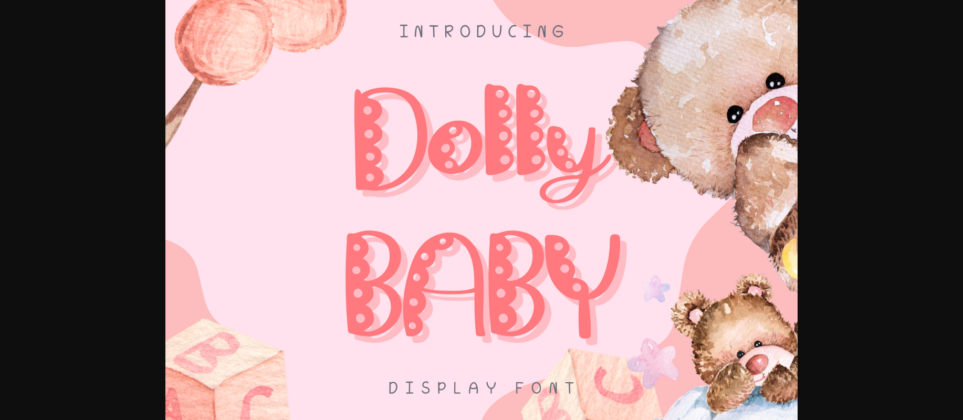 Dolly Baby Style Font Poster 3