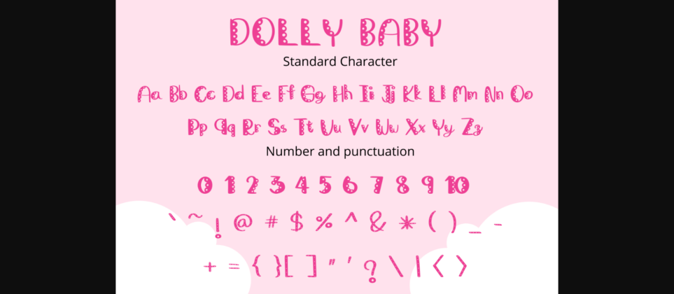 Dolly Baby Style Font Poster 5