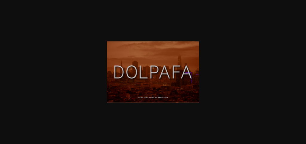 Dolpafa Font Poster 3