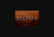 Dolpafa Font Poster 1