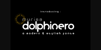 Dolphinero Font Poster 1