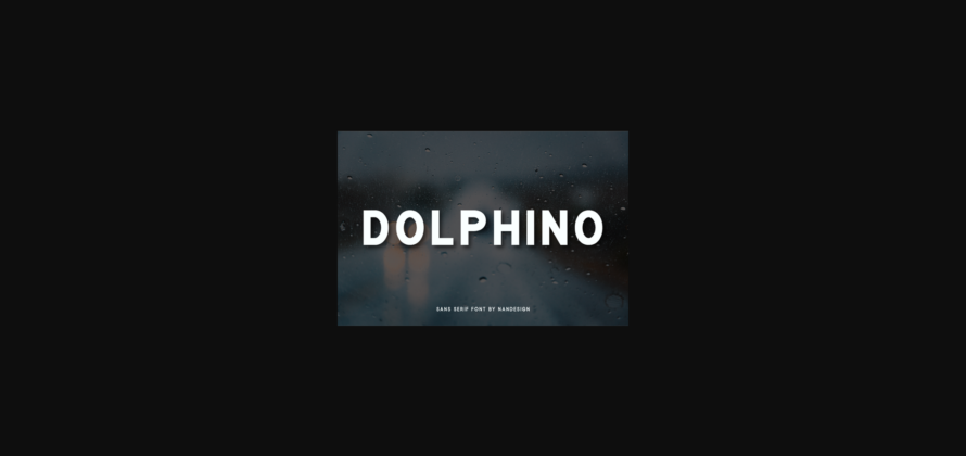 Dolphino Font Poster 3