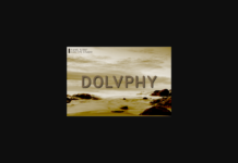 Dolvphy Font Poster 1