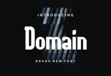 Domain Font Poster 1