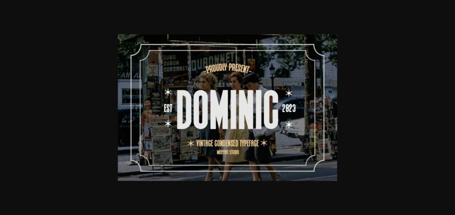 Dominic Font Poster 3