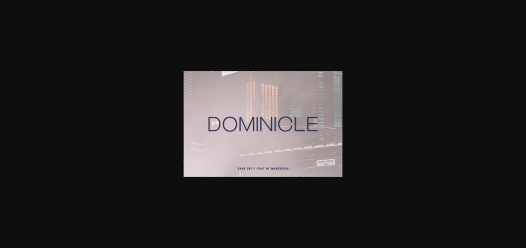 Dominicle Font Poster 3