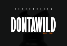 Dontawild Font Poster 1