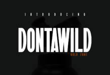 Dontawild Font Dontawild Font Poster 1