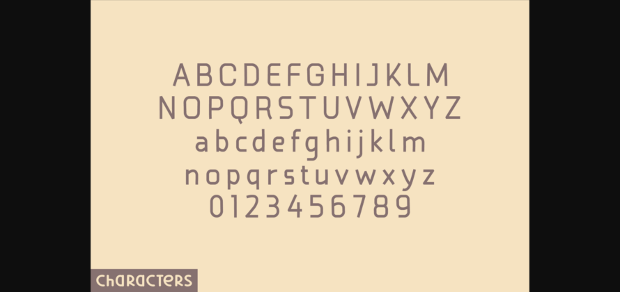 Donut Font Poster 2