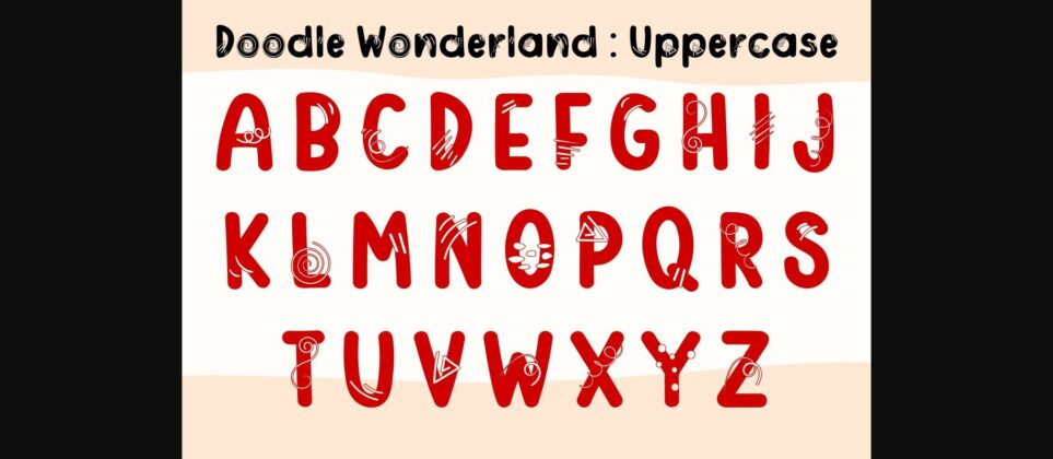 Doodle Wonderland Font Poster 5
