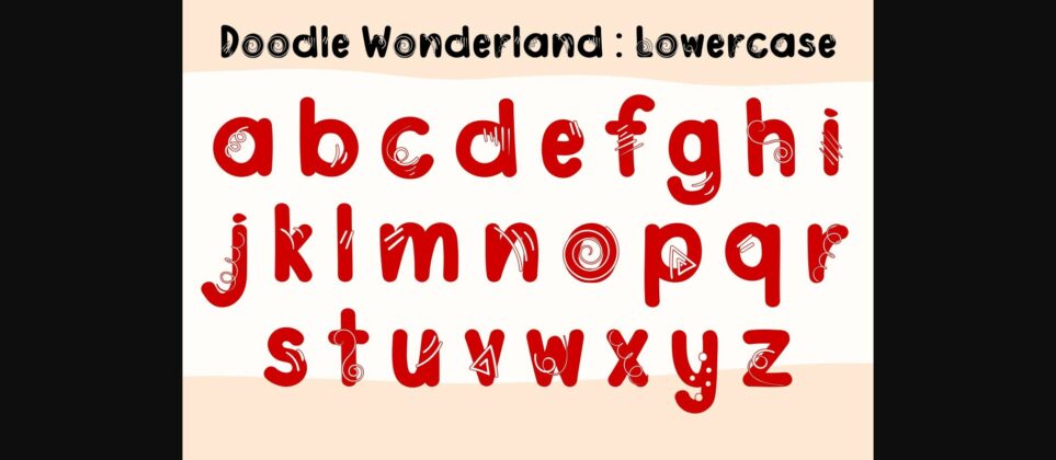 Doodle Wonderland Font Poster 6