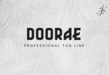 Doorae Font Poster 1