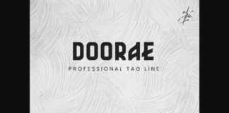 Doorae Font Poster 1