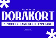 Dorakort Font Poster 1