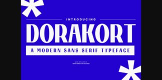 Dorakort Font Poster 1