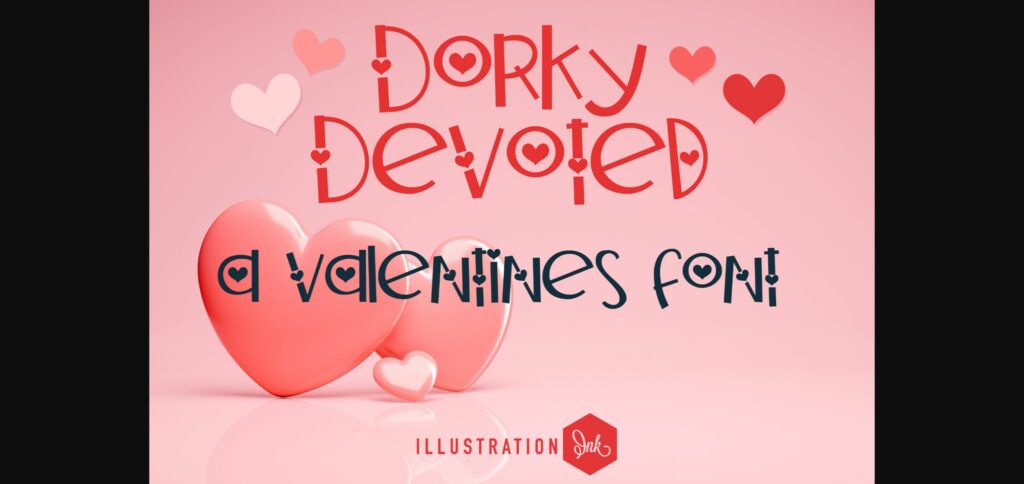 Dorky Devoted Font Poster 3